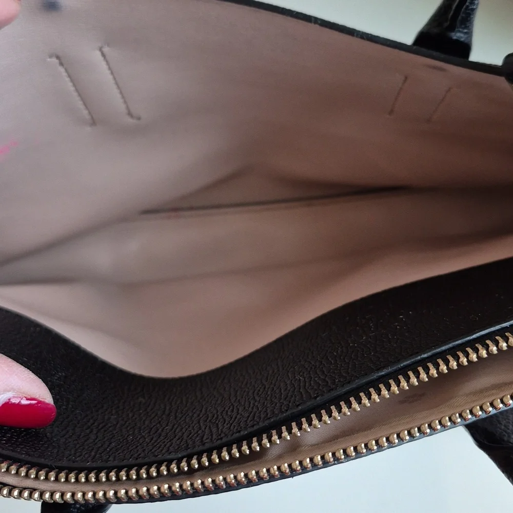 kate spade ♠️ Black Floral Women's Purse, Pre-loved.